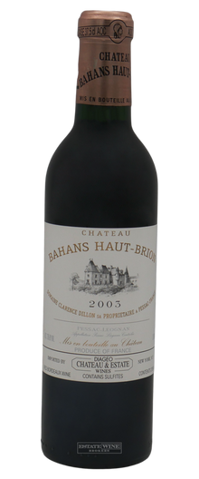 Bahans Haut Brion 2003 375ml - 1
