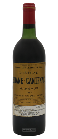 Brane Cantenac Margaux 1983 750ml - 1