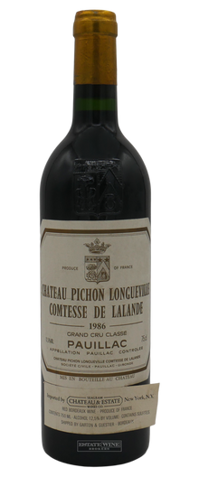 Pichon Longueville Comtesse de Lalande 1986 750ml - 1