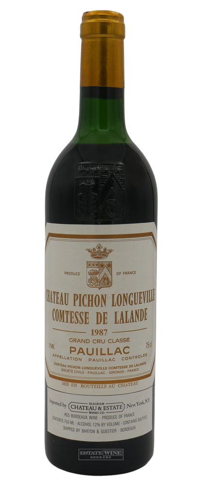 Pichon Longueville Comtesse de Lalande 1987 750ml - 1