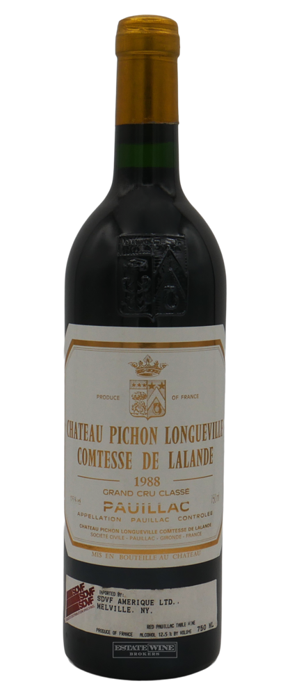 Pichon Longueville Comtesse de Lalande 1988 750ml - 1