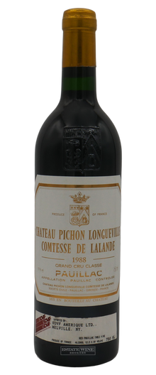 Pichon Longueville Comtesse de Lalande 1988 750ml - 1