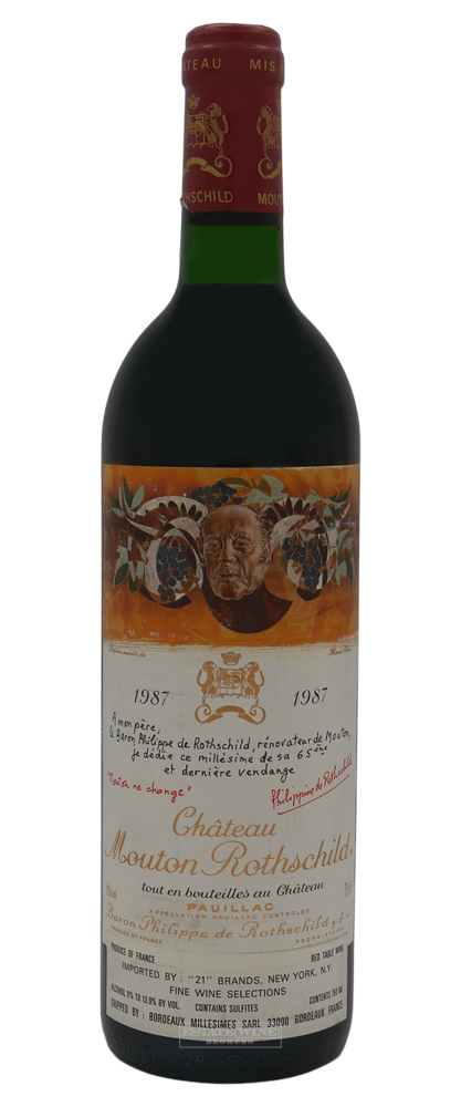 Mouton Rothschild 1987 750ml - 1