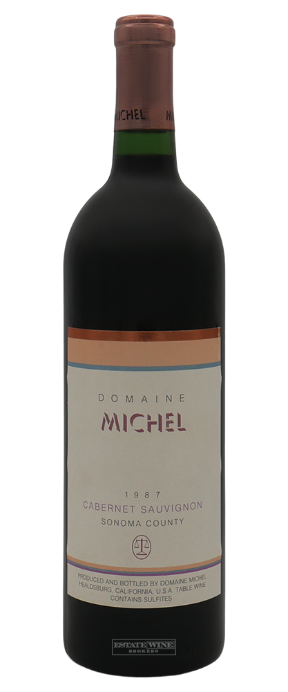 Domaine Michel Cabernet Sauvignon Sonoma County 1987 750ml - 1