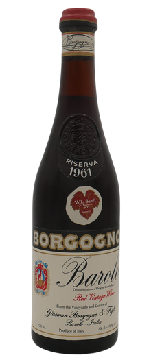 Giacomo Borgogno & Figli Barolo Riserva 1961 750ml - 1