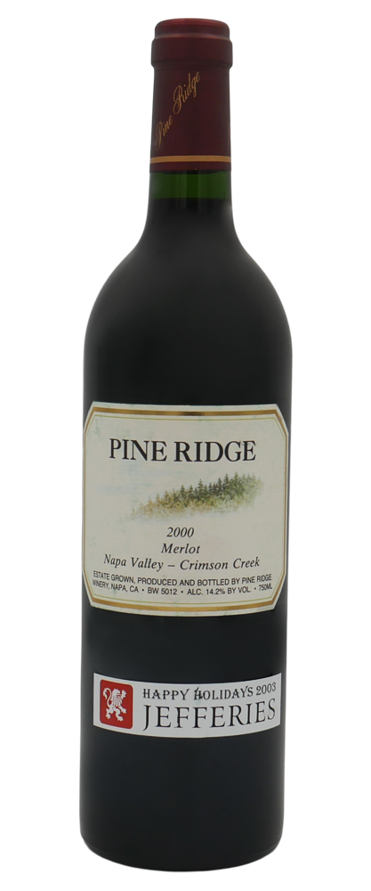 Pine Ridge Merlot Crimson Creek Napa Valley 2000 750ml - 1