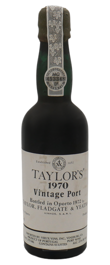 Taylor Fladgate Port 1970 375ml - 1