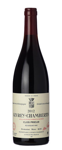Domaine Marc Roy Gevrey Chambertin Clos Prieur 1er Cru 2012 750ml - 1