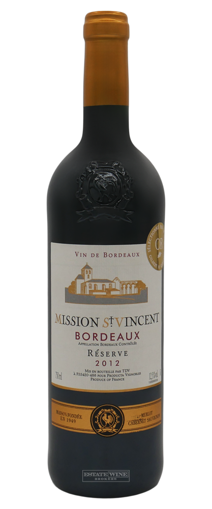 Mission St. Vincent 2012 750ml - 1