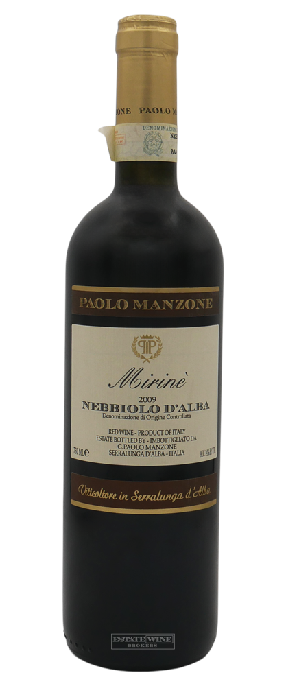 Paolo Manzone Nebbiolo d'Alba Mirine 2009 750ml - 1