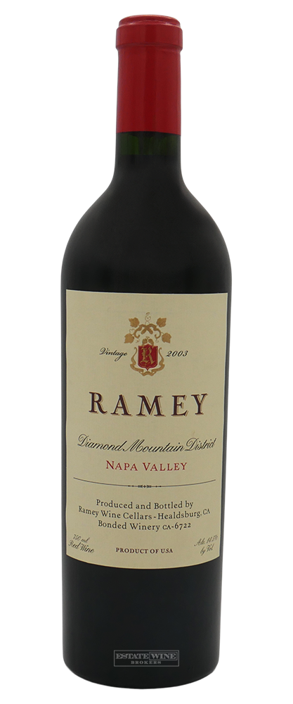 Ramey Cabernet Sauvignon Diamond Mountain District Napa Valley 2003 750ml - 1