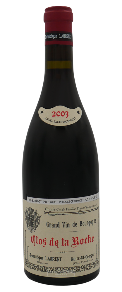 Dominique Laurent Clos de la Roche Vieilles Vignes Intra Muros Grand Cru 2003 750ml - 1