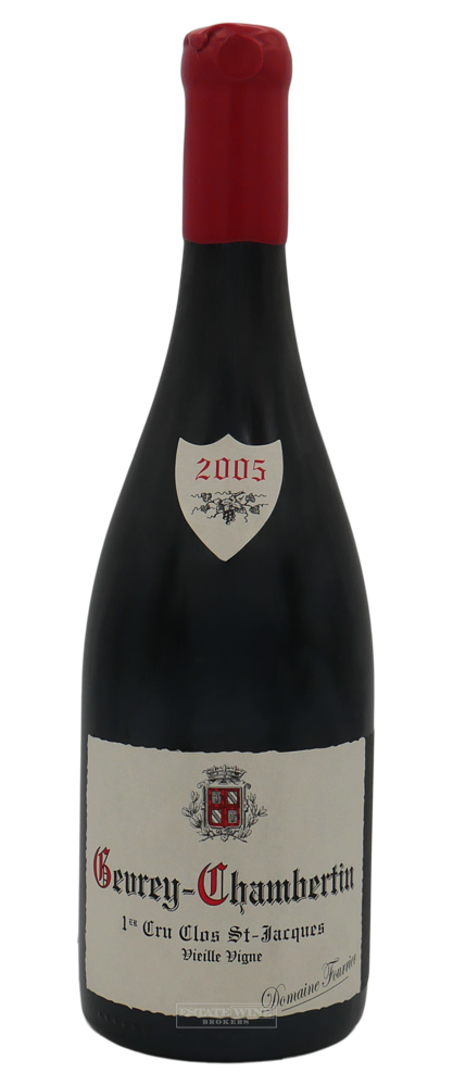 Domaine Fourrier Gevrey Chambertin Clos Saint Jacques Vieille Vignes 1er Cru 2005 750ml - 1