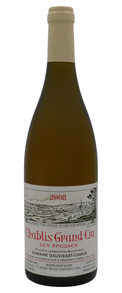 Rene et Vincent Dauvissat Chablis Les Preuses Grand Cru 2008 750ml - 1