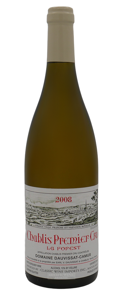 Rene et Vincent Dauvissat Chablis La Forest 1er Cru 2008 750ml - 1