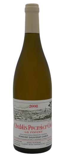 Rene et Vincent Dauvissat Chablis La Forest 1er Cru 2008 750ml - 1