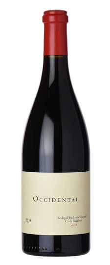 Occidental Cuvee Elizabeth Pinot Noir Bodega Headlands Vineyard 2014 750ml - 1