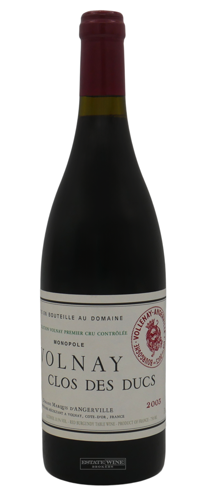 Domaine Marquis d'Angerville Volnay Clos des Ducs 1er Cru 2003 750ml - 1