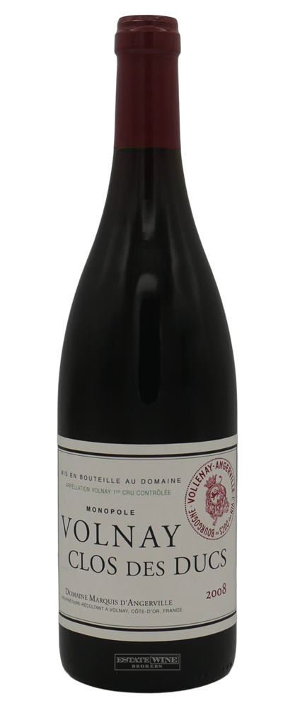 Domaine Marquis d'Angerville Volnay Clos des Ducs 1er Cru 2008 750ml - 1