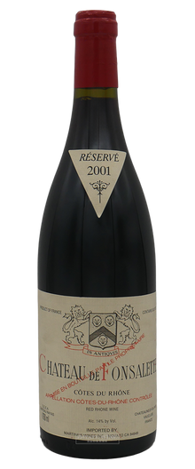 Chateau Rayas Cotes du Rhone Fonsalette Reserve 2001 750ml - 1