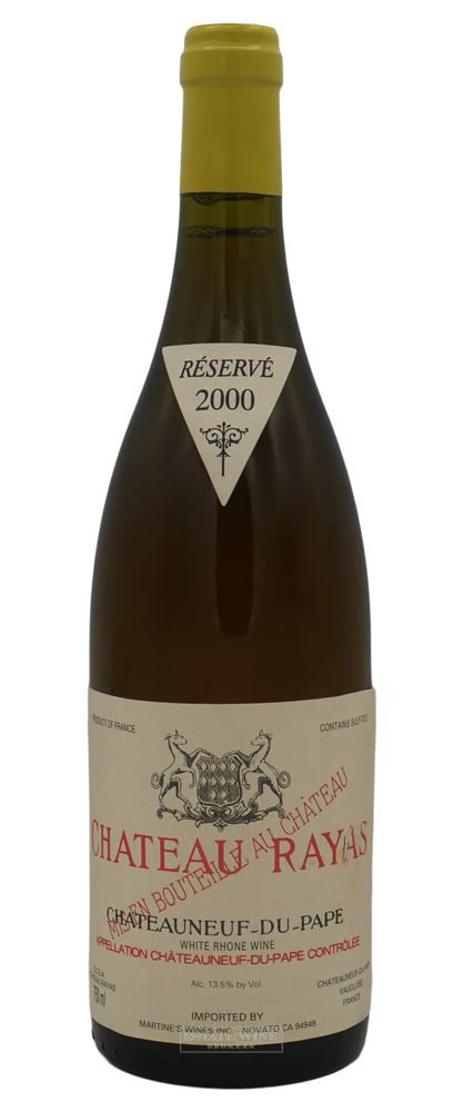 Chateau Rayas Chateauneuf-du-Pape Blanc 2000 750ml - 1