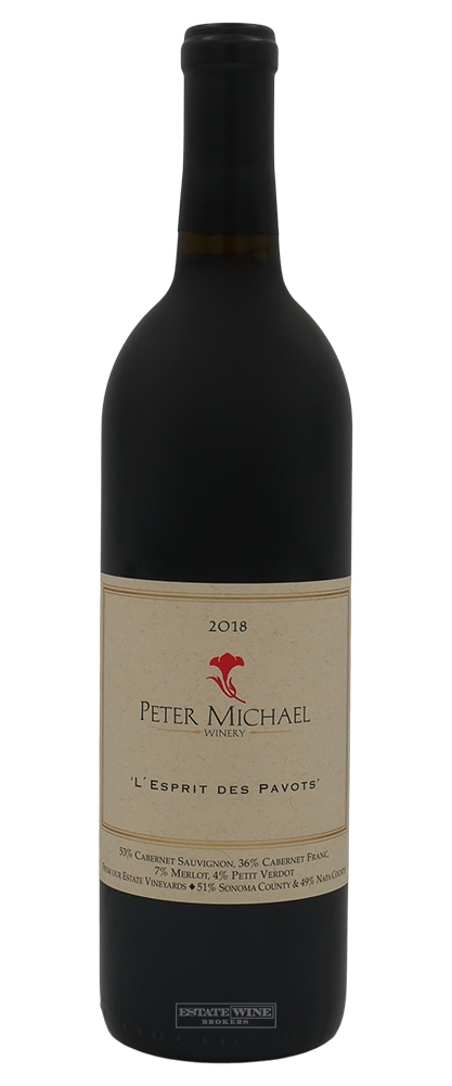 Peter Michael Cabernet Sauvignon L'Espirit des Pavots Knights Valley 2018 750ml - 1