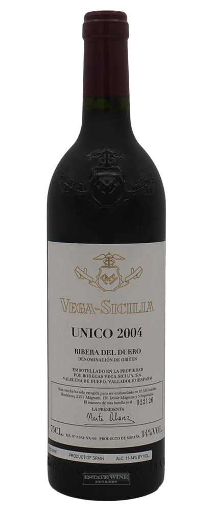 Vega Sicilia Ribera del Duero Unico 2004 750ml - 1