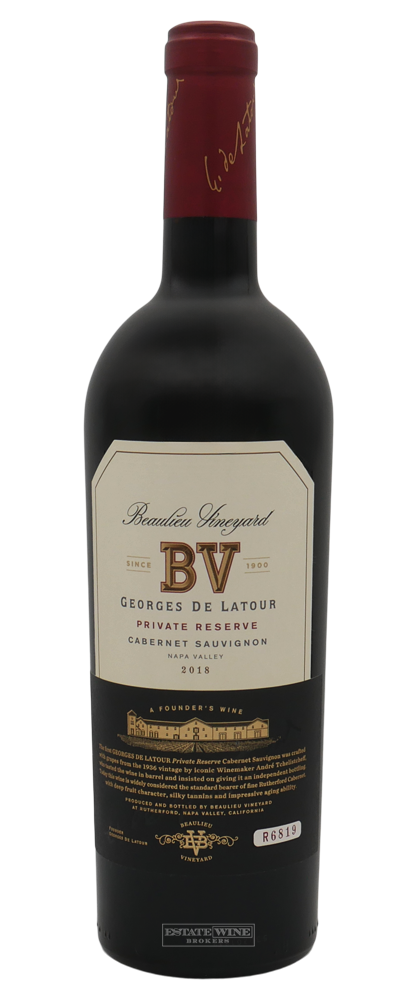 Beaulieu Vineyard Cabernet Sauvignon Georges de Latour Private Reserve Napa Valley 2018 750ml - 1