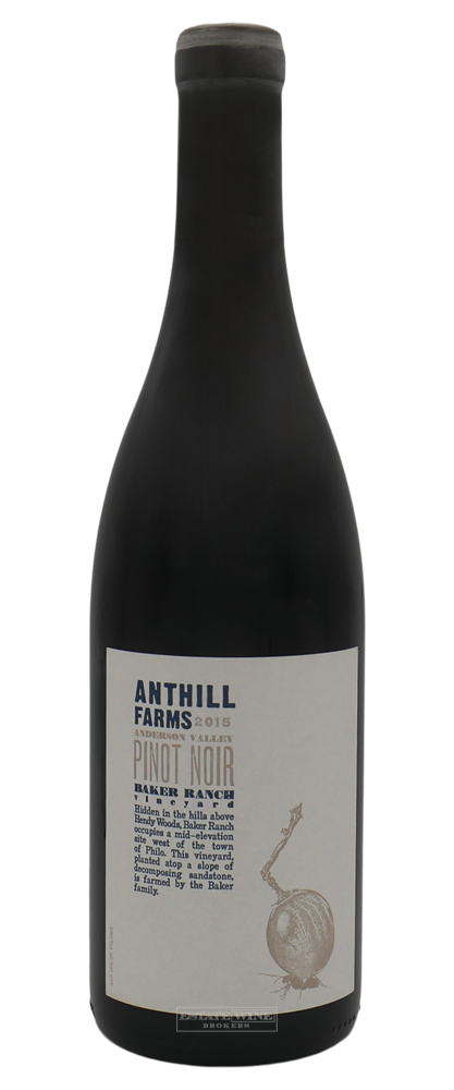 Anthill Farms Pinot Noir Baker Ranch Vineyard Anderson Valley 2015 750ml - 1