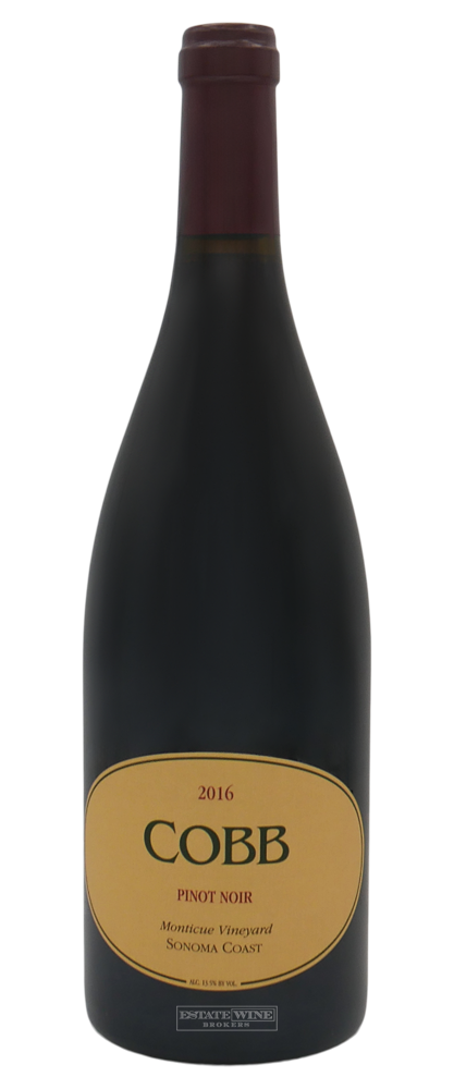 Cobb Pinot Noir Monticue Vineyard Sonoma Coast 2016 750ml - 1