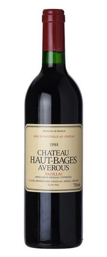Haut Bages Averous 1988 750ml - 1