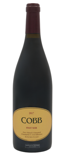 Cobb Pinot Noir Pommard & 114 Selection Docs Ranch Vineyard Sonoma Coast 2017 750ml - 1