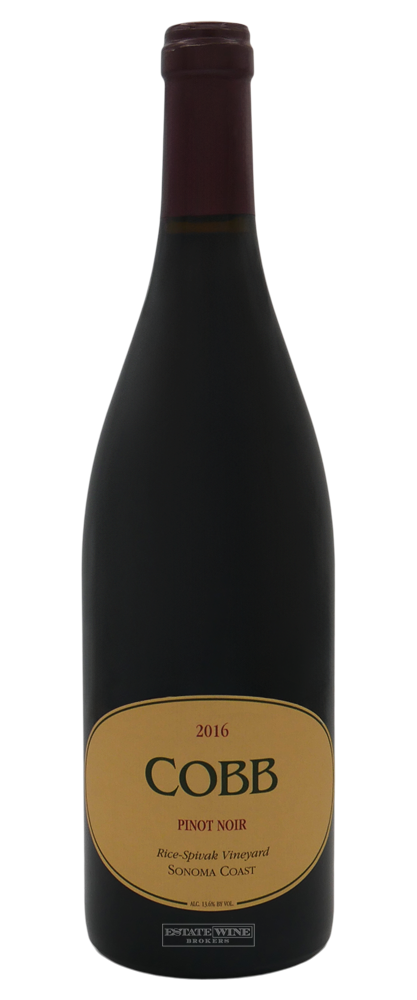 Cobb Pinot Noir Rice Spivak Vineyard Sonoma Coast 2016 750ml - 1