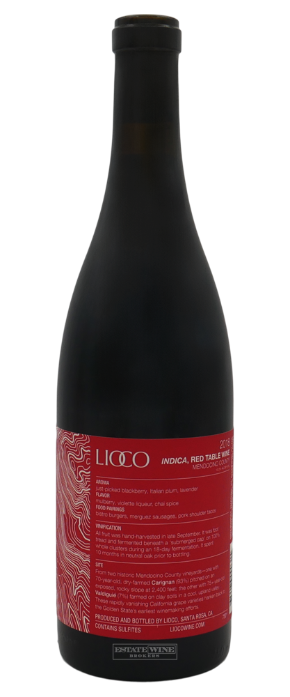 Lioco Red Table Wine Indica Mendocino County 2018 750ml - 1