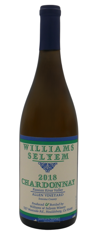 Williams Selyem Chardonnay Allen Vineyard Russian River Valley 2018 750ml - 1