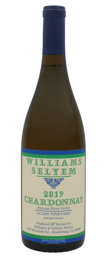 Williams Selyem Chardonnay Allen Vineyard Russian River Valley 2019 750ml - 1