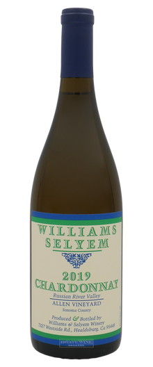 Williams Selyem Chardonnay Allen Vineyard Russian River Valley 2019 750ml - 1