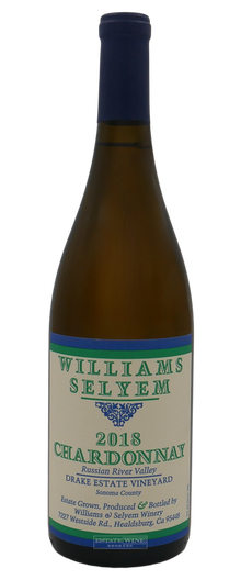 Williams Selyem Chardonnay Drake Estate Vineyard Russian River Valley 2018 750ml - 1