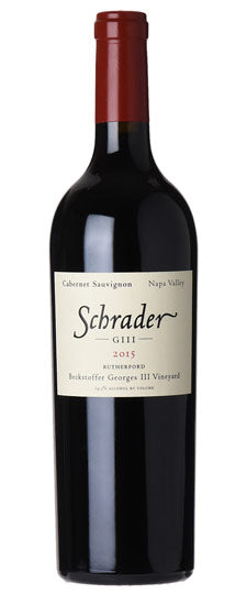 Schrader GIII Cabernet Sauvignon Beckstoffer Georges III Vineyard 2015 750ml - 1