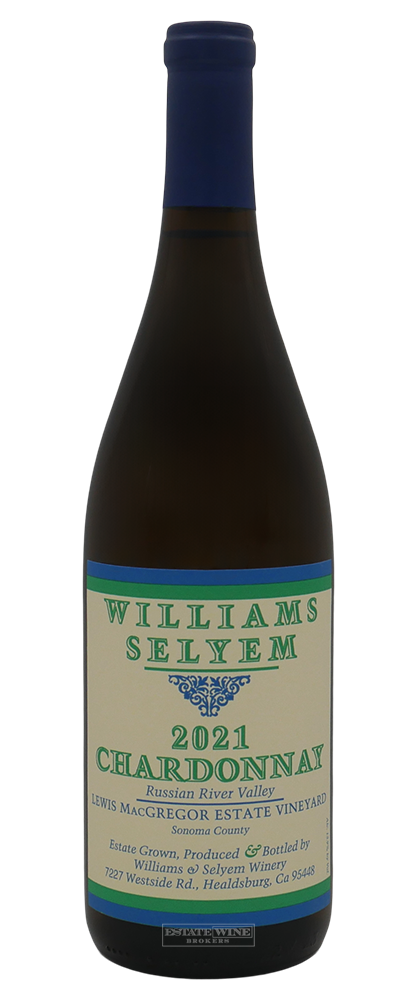 Williams Selyem Chardonnay Lewis MacGregor Estate Vineyard Russian River Valley 2021 750ml - 1
