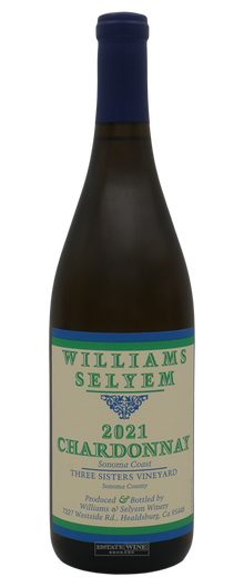 Williams Selyem Chardonnay Three Sisters Vineyard Sonoma Coast 2021 750ml - 1