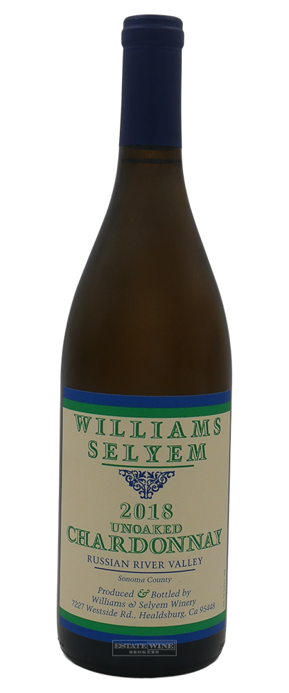 Williams Selyem Chardonnay Unoaked Russian River Valley 2018 750ml - 1