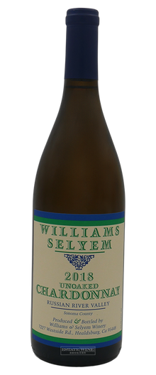 Williams Selyem Chardonnay Unoaked Russian River Valley 2018 750ml - 1