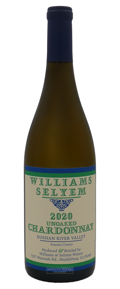 Williams Selyem Chardonnay Unoaked Russian River Valley 2020 750ml - 1