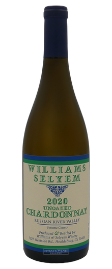 Williams Selyem Chardonnay Unoaked Russian River Valley 2020 750ml - 1