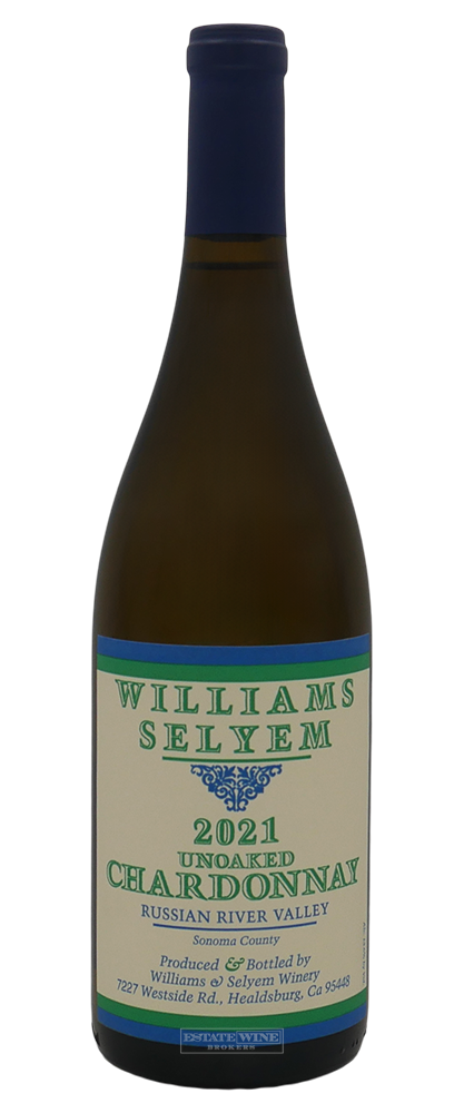 Williams Selyem Chardonnay Unoaked Russian River Valley 2021 750ml - 1