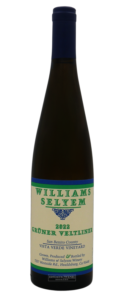 Williams Selyem Gruner Veltliner Vista Verde Vineyard San Benito County 2022 750ml - 1