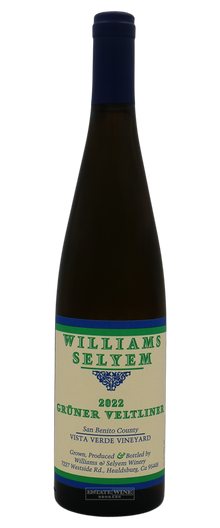 Williams Selyem Gruner Veltliner Vista Verde Vineyard San Benito County 2022 750ml - 1