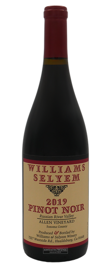 Williams Selyem Pinot Noir Allen Vineyard Russian River Valley 2019 750ml - 1