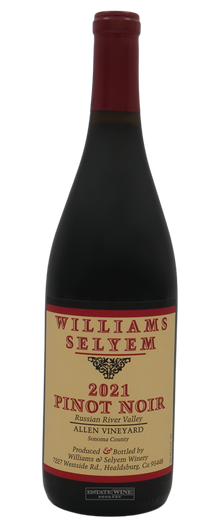Williams Selyem Pinot Noir Allen Vineyard Russian River Valley 2021 750ml - 1